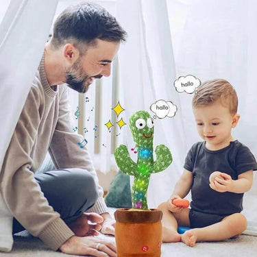 CactiGroove | Lleva Risas a la Hora de Juego - Juguete de Cactus Bailarín y Parlante